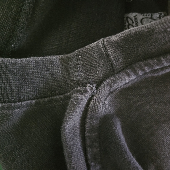 Tall T Be Cool Black Graphic Tee with Green and Yellow Accents - Picture 4 of 5